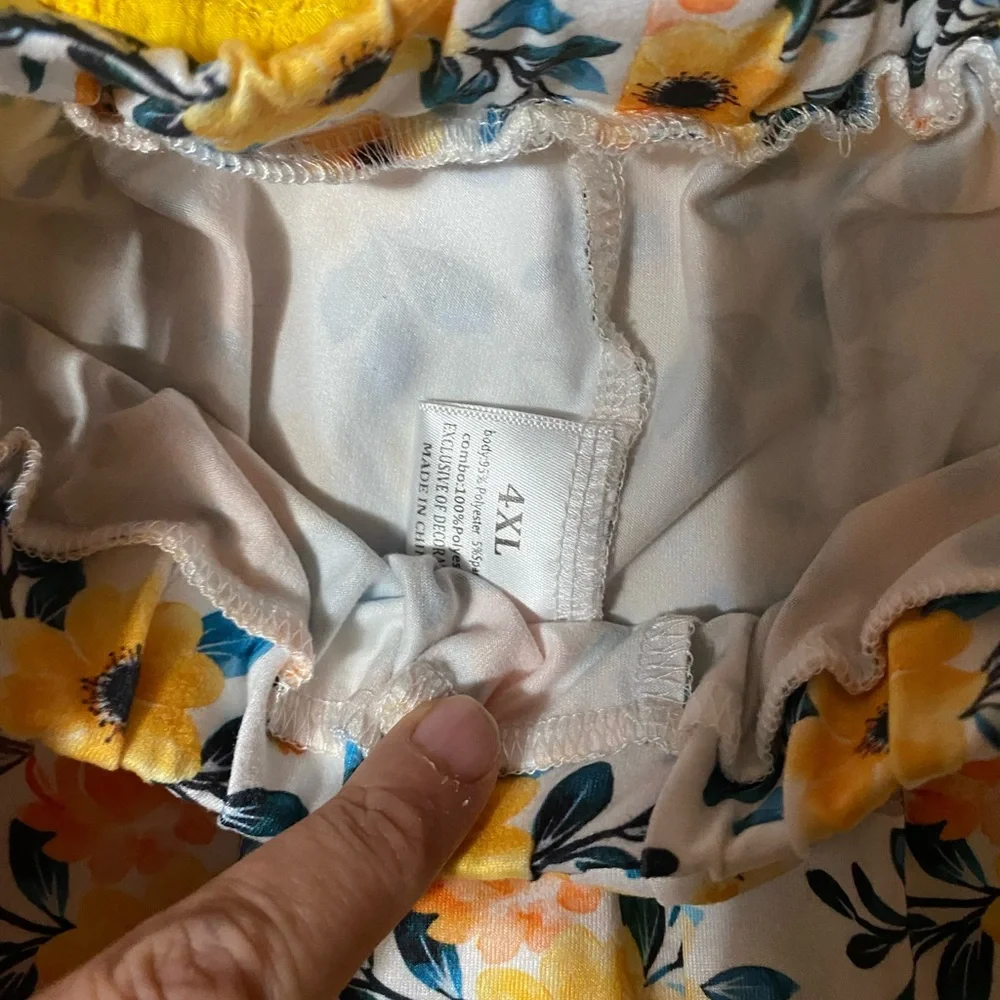Yellow Floral Kids‎ Matching Set